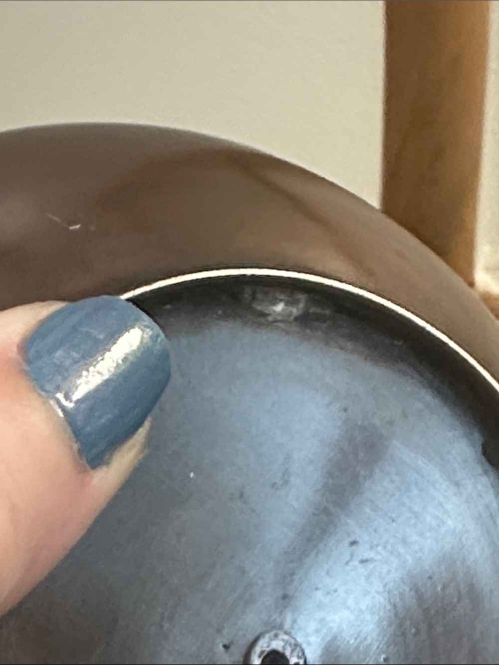 Vintage Copper Tone Small Watering Can Stamped With An “A” On The Bottom - Picture 11 of 17